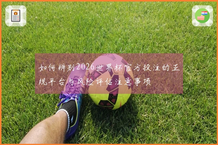 如何辨别2026世界杯官方投注的正规平台与风险评估注意事项