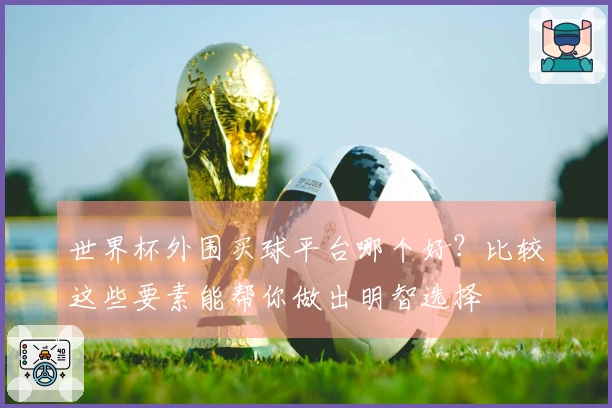 世界杯外围买球平台哪个好？比较这些要素能帮你做出明智选择